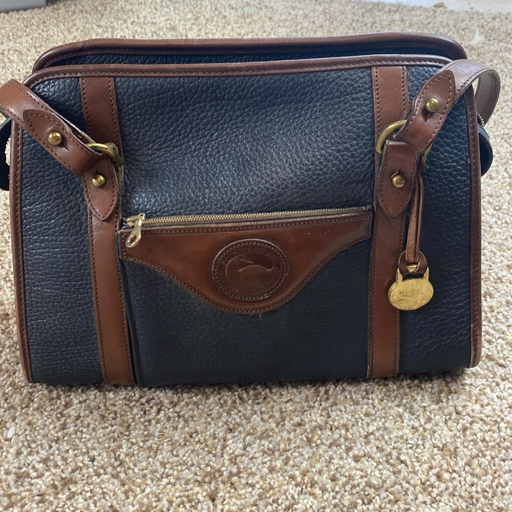 Vintage Dooney and Bourke Pebbled Leather Shoulder Bag